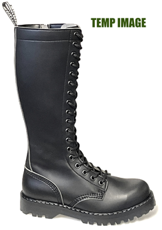 VST 18 Eyelet Zip Boot (Black) 