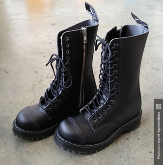 VEGAN STEEL TOE BOOTS by Vegetarian Shoes (UK)