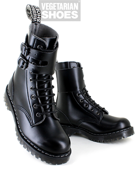 vegan black boots uk