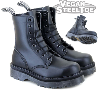 VST 8 Eyelet Mega Zip Boot (Black) 