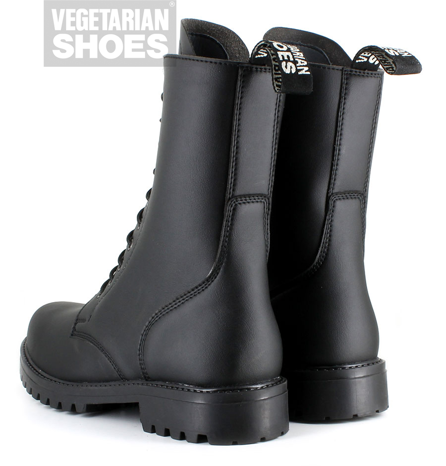 vegan black boots uk