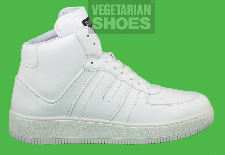 Vegan Sneaker  VEGETARIAN SHOES Veg Supreme Dream Hi Top White