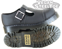 VST T Bar Sandal (Black) 