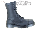 VST 10 Eyelet Boot (Black) 