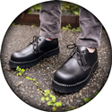 VST 3 Eyelet Shoe (Black) 