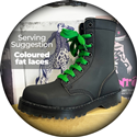 VST 8 Eyelet Boot (Black) 