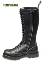 VST 18 Eyelet Zip Boot (Black) 