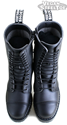 VST 12 Eyelet Zip Boot (Black) 